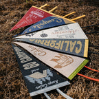 Adventure Themed Felt Pennant for Home And Campsite