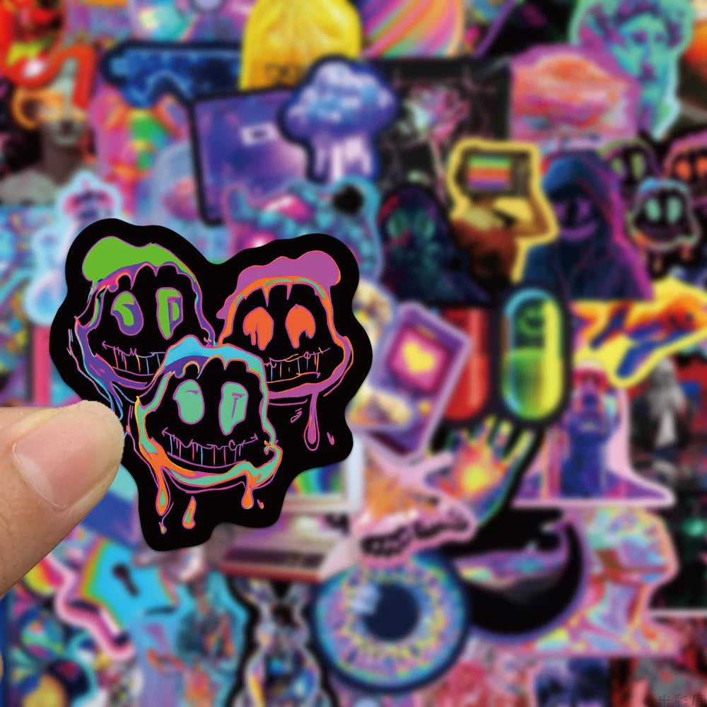 Cyberpunk Holographic Sticker Pack