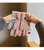 Snowman Knit Gloves
