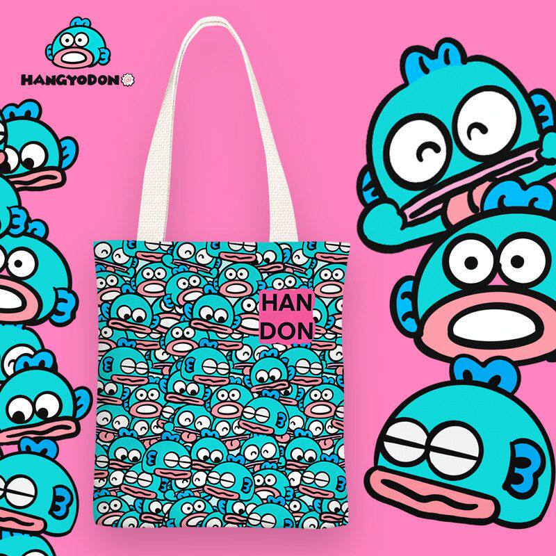 Ugly Cute Fish Canvas Bag