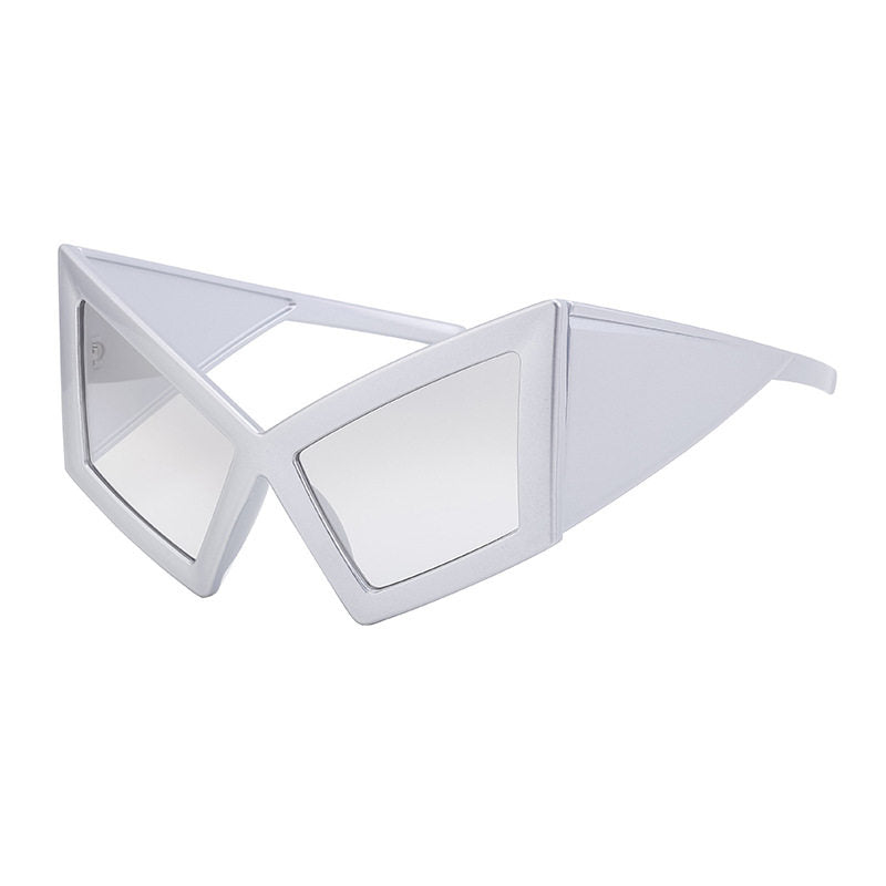 Geometric Oversized Sunglasses