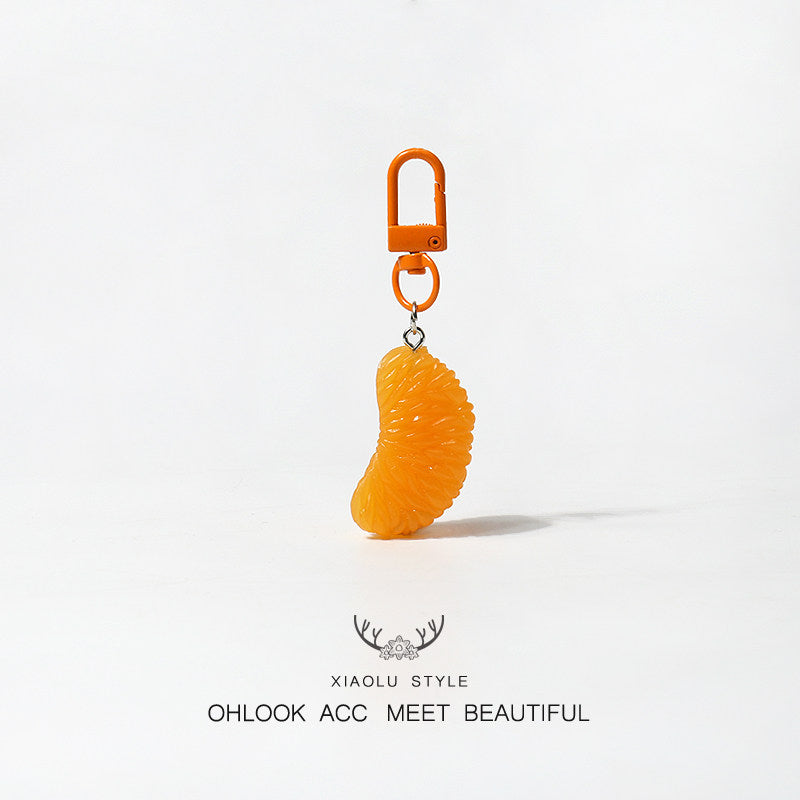 Realistic Orange Keychain