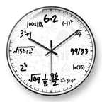 Creative Math Formula Wall Clock For Math Geek