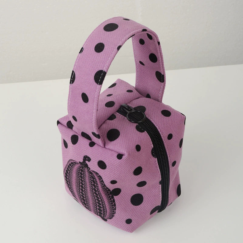Polka Dot Pumpkin Mini Handbag