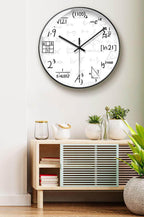 Creative Math Formula Wall Clock For Math Geek