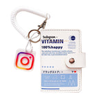Sky Blue Ins Style Card Holder