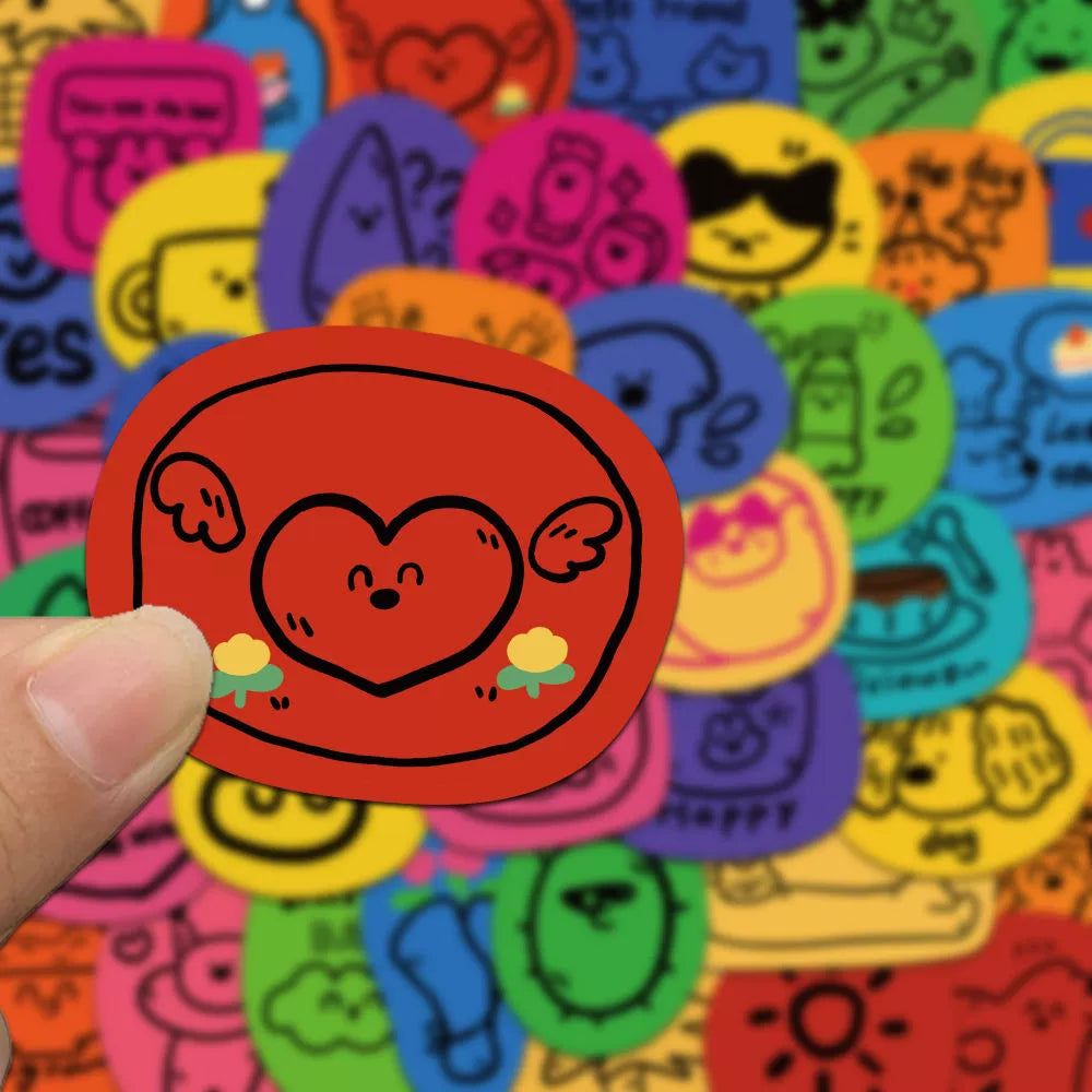 Cartoon Emoji & Doodle Stickers