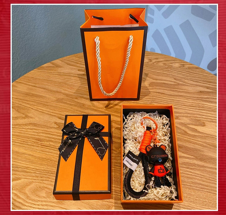 Eyepatch Bear Keychain