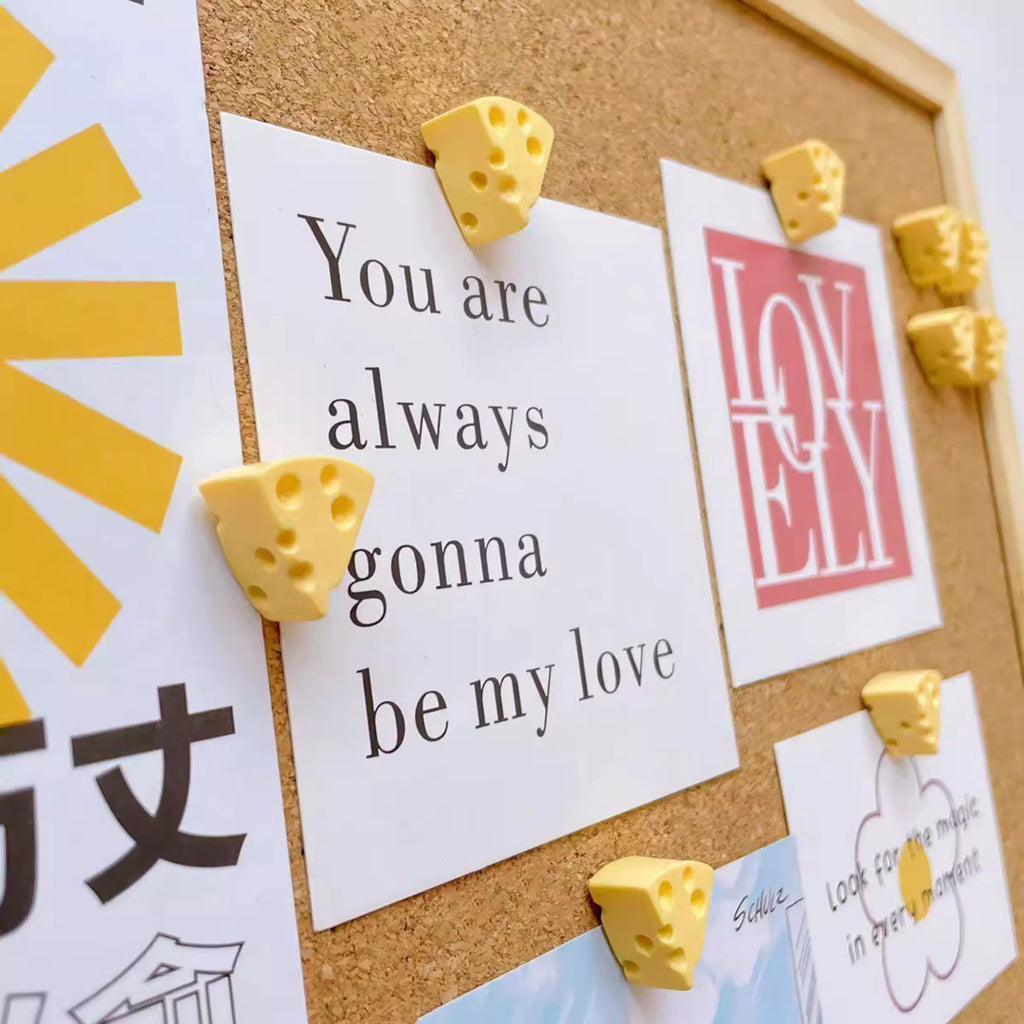 Cheese Wedge Push Pins Set