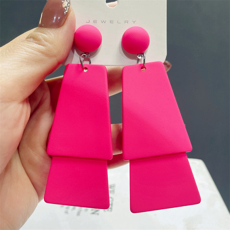 Geometric Drop Earrings