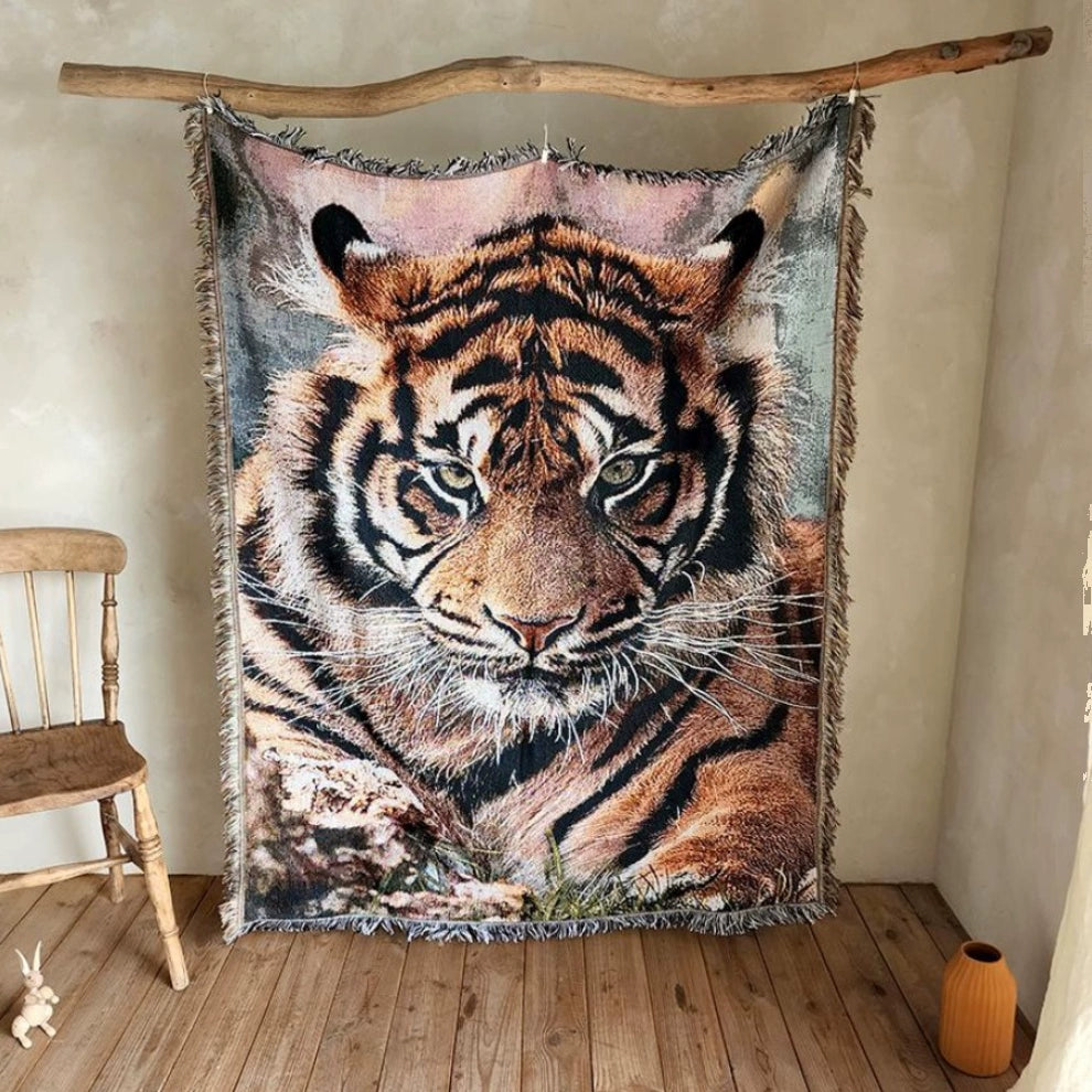 Fierce Tiger Tapestry