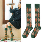British Preppy Style Knee High Socks