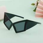 Geometric Oversized Sunglasses