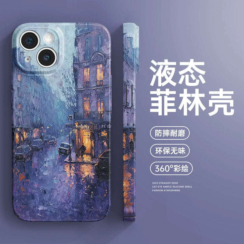 Paris Rainy Night Phone Case
