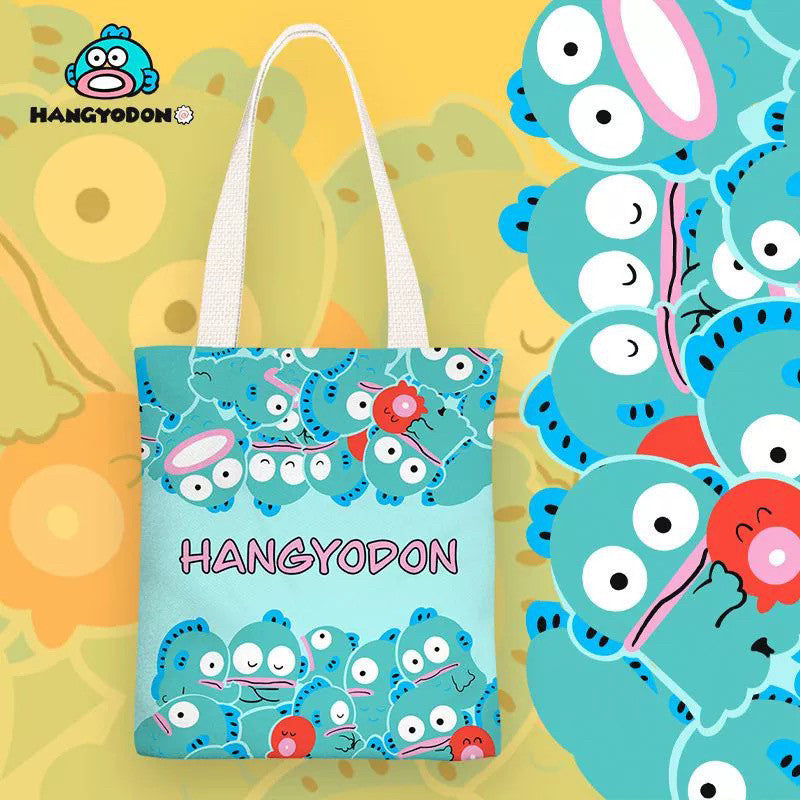 Ugly Cute Fish Canvas Bag