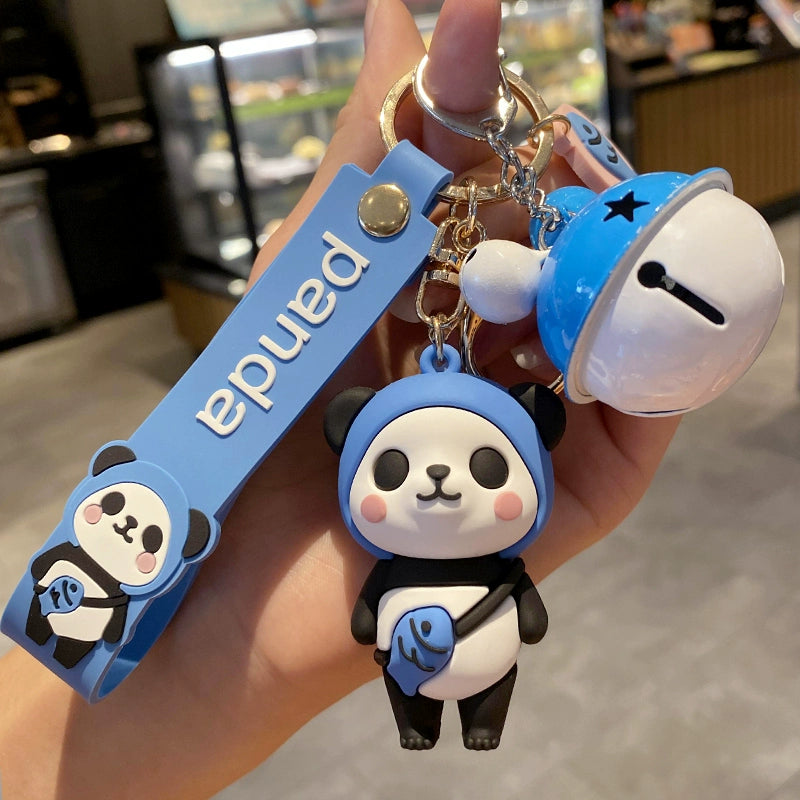 Panda Hat Keychain
