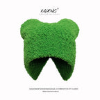 Bear Ear Fleece Earflap Hat