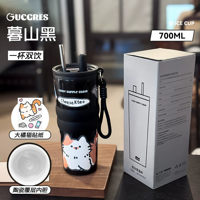 Large-Capacity Travel Tumbler