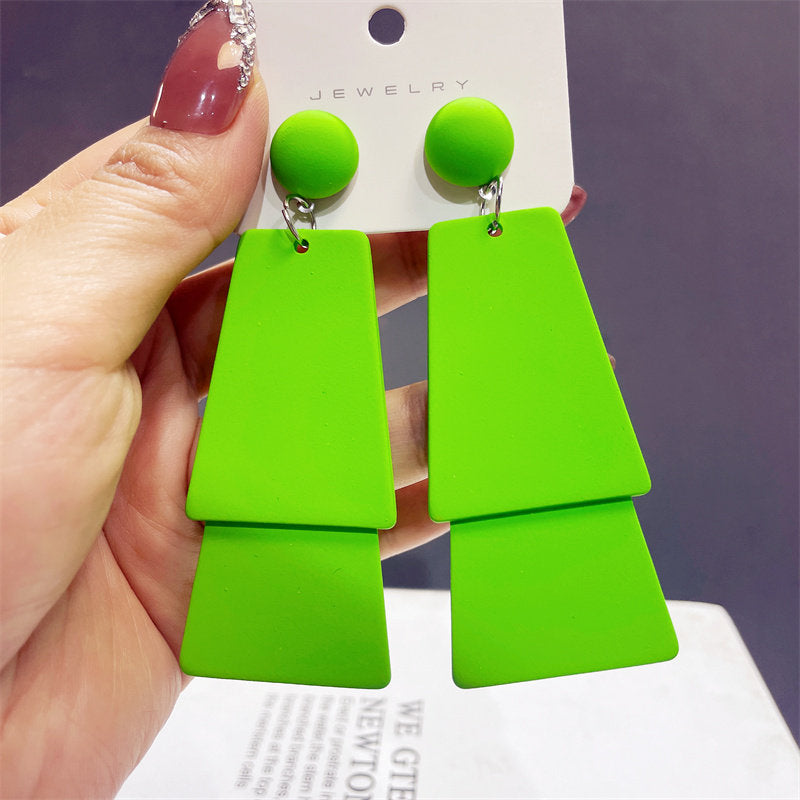 Geometric Drop Earrings