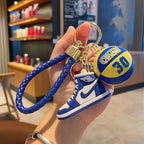 AJ Sneakers and Basketball Keychain