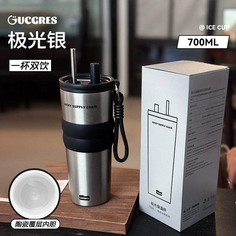 Large-Capacity Travel Tumbler