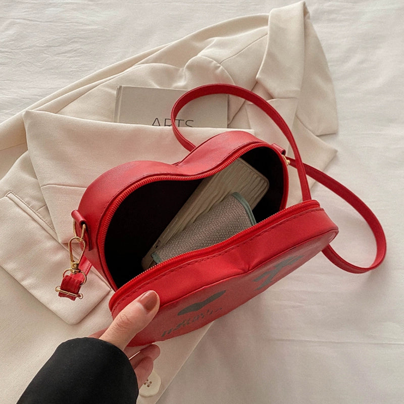 Gothic Heart Crossbody Bag