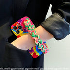 Crochet Wrist Graffiti Phone Case