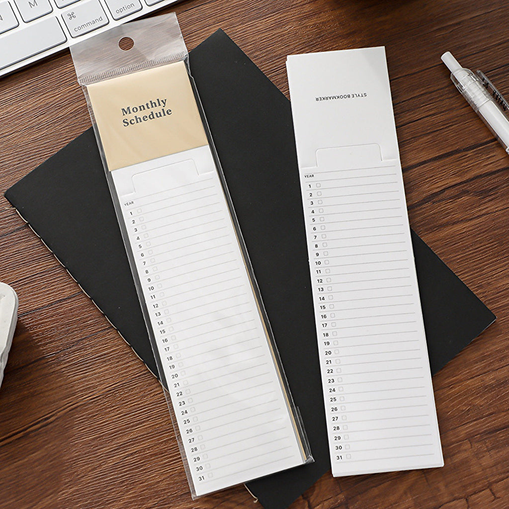 Japanese Style Minimalist Memo Pad Set