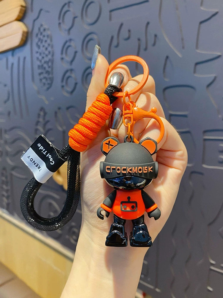 Eyepatch Bear Keychain