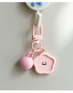 Macaron Smiley Face Keychain