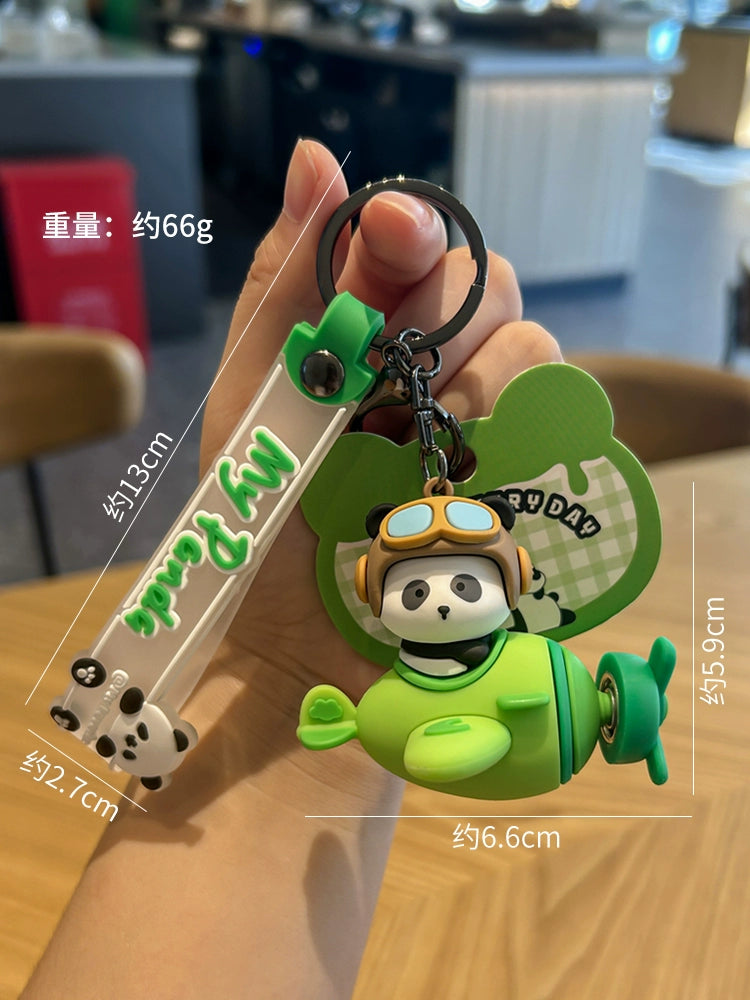 Panda Piolt Keychain