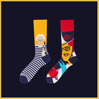 Mismatched Novelty Crew Socks