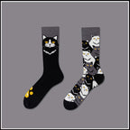 Mismatched Novelty Crew Socks