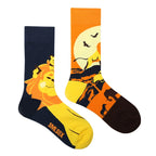 Mismatched Streetwear Crew Socks