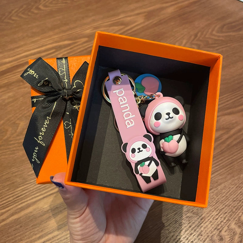 Panda Hat Keychain