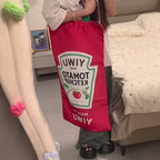 Surreal Ketchup Packet Tote Bag
