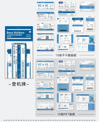 Daily Life Journal Stickers Set