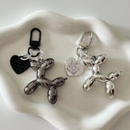 Mirrored Balloon Dog Keychain