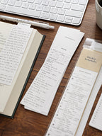 Japanese Style Minimalist Memo Pad Set