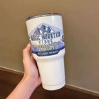 Graffiti & Sticker Large-Capacity Tumbler