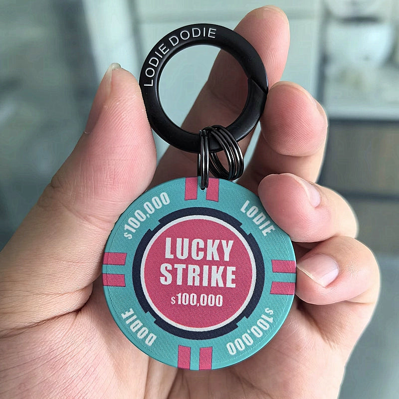Poker Chip Keychain