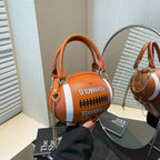 Rugby Ball Crossbody Bag