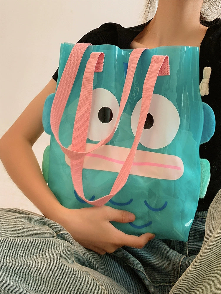 Jelly Blue Transparent Tote Bag