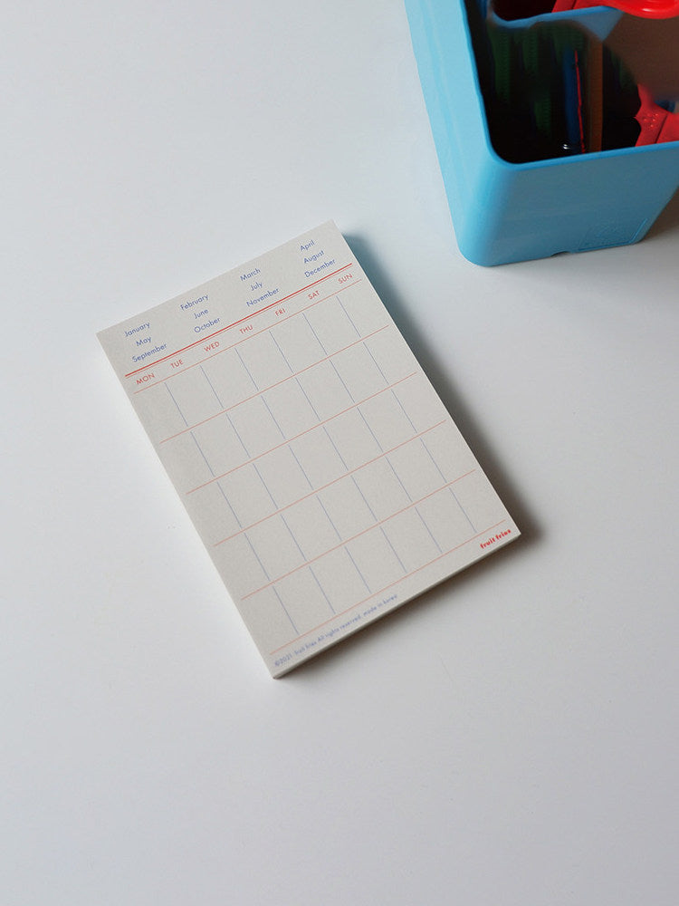 Korean Style Planner Tearable Pad