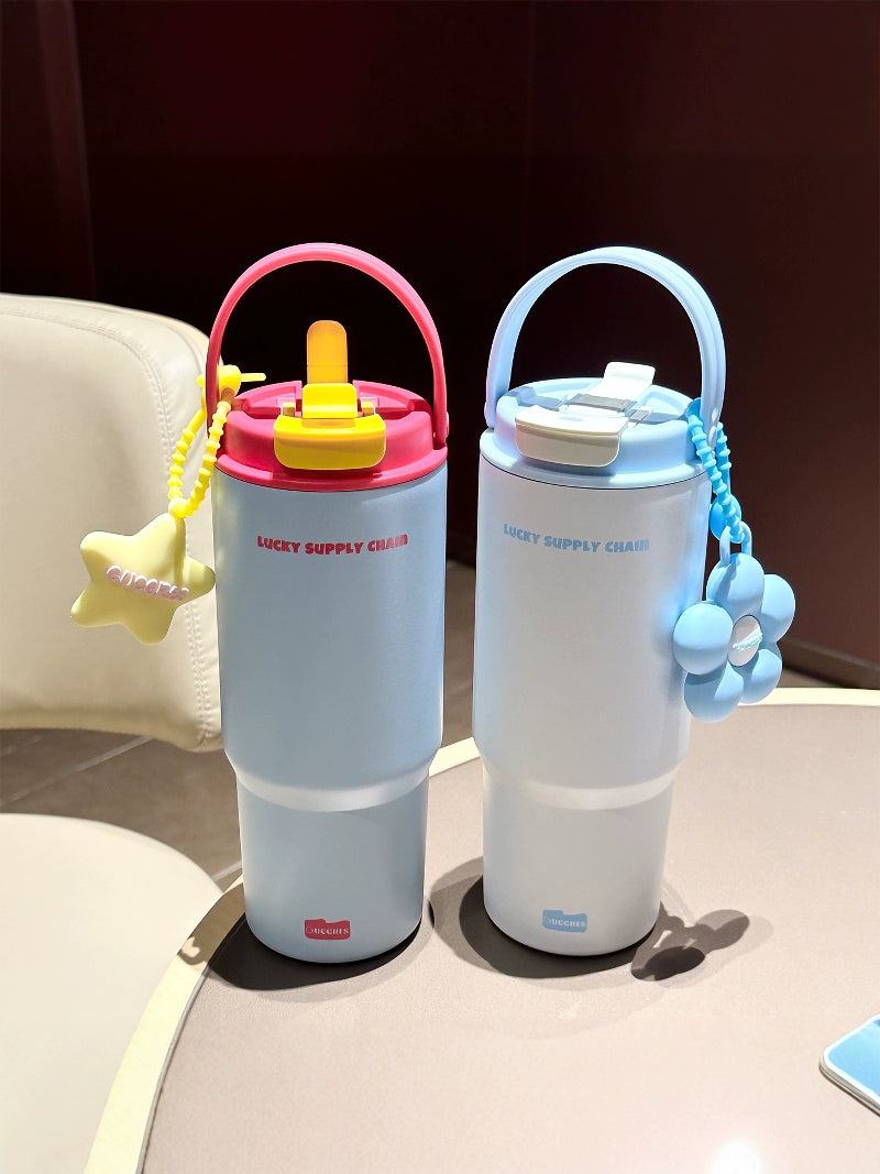 Macaron Large-capacity Sports Tumbler