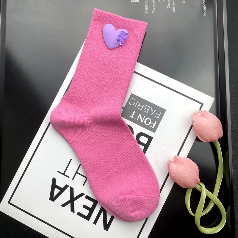 Candy Color Novelty Socks