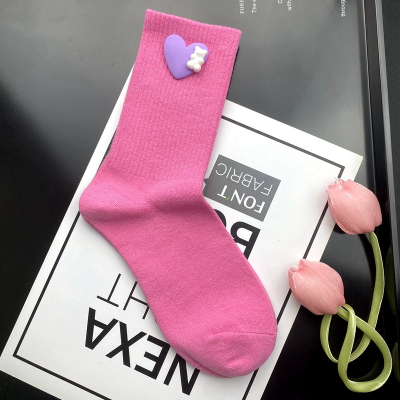 Candy Color Novelty Socks