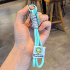 Handwoven Macaron Keychain