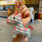 Full-diamond Pony Keychain