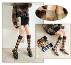 British Preppy Style Knee High Socks
